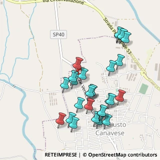 Mappa SP di S. Giusto, 10090 San Giorgio Canavese TO, Italia (0.4963)