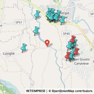 Mappa Via cascina Gallo, 10090 San Giorgio Canavese TO, Italia (1.17037)