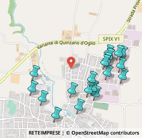Mappa Via Poggio delle Vigne, 25027 Quinzano d'Oglio BS, Italia (0.5505)