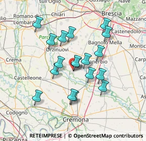 Mappa Via Poggio delle Vigne, 25027 Quinzano d'Oglio BS, Italia (12.2)