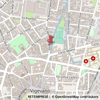 Mappa Via Manara Negrone, 5, 27029 Vigevano, Pavia (Lombardia)