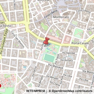 Mappa Via Derna, 6, 13100 Vercelli, Vercelli (Piemonte)