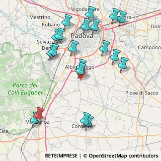 Mappa Viale dello Sport, 35020 Maserà di Padova PD, Italia (9.2285)