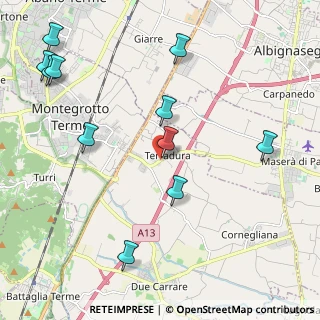 Mappa 35020 Terradura PD, Italia (2.53636)
