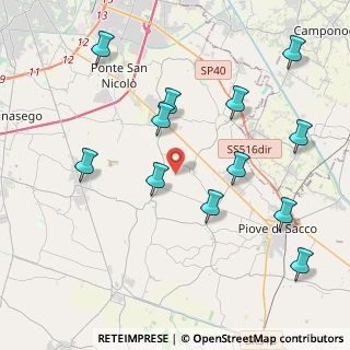 Mappa Via N. Sauro, 35020 Legnaro PD, Italia (4.53083)