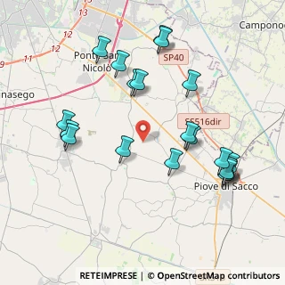 Mappa Via N. Sauro, 35020 Legnaro PD, Italia (4.3205)