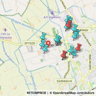 Mappa Strada Cascina di Mezzo, 27029 Vigevano PV, Italia (0.927)