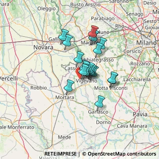 Mappa Strada Cascina di Mezzo, 27029 Vigevano PV, Italia (9.208)