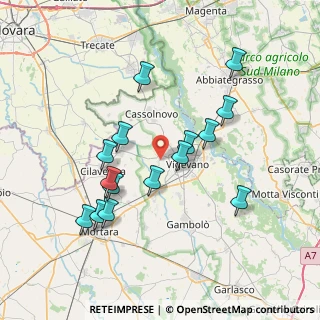 Mappa Strada Cascina di Mezzo, 27029 Vigevano PV, Italia (7.184)