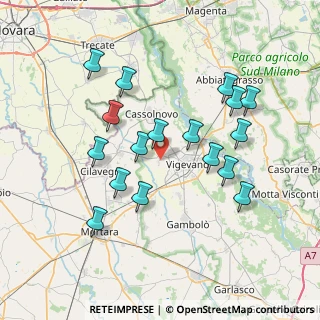 Mappa Strada Cascina di Mezzo, 27029 Vigevano PV, Italia (7.23118)