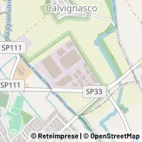 Karte Calvignasco