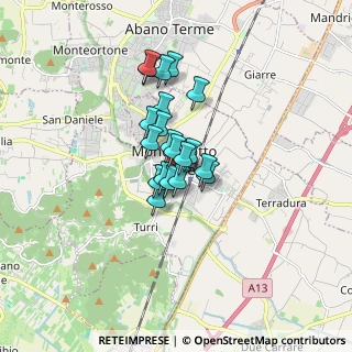 Mappa Via S. Mauro, 35036 Montegrotto Terme PD, Italia (1.048)