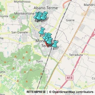 Mappa Via S. Mauro, 35036 Montegrotto Terme PD, Italia (1.38462)