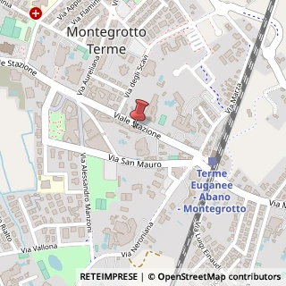 Mappa Viale Stazione, 134, 35036 Montegrotto Terme, Padova (Veneto)