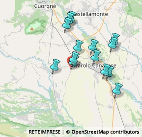 Mappa Strada Vicinale dei Quadri, 10083 Favria TO, Italia (3.23286)