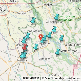 Mappa Corso Moro, 27029 Vigevano PV, Italia (7.21667)