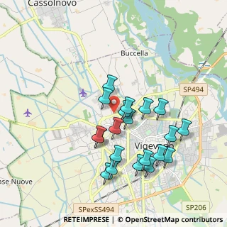 Mappa Corso Moro, 27029 Vigevano PV, Italia (1.767)