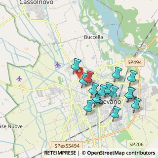 Mappa Corso Moro, 27029 Vigevano PV, Italia (1.93125)