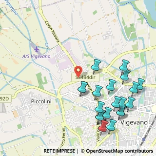 Mappa Corso Moro, 27029 Vigevano PV, Italia (1.274)