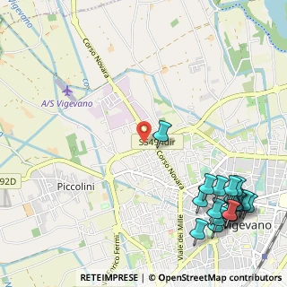 Mappa Corso Moro, 27029 Vigevano PV, Italia (1.587)