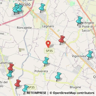 Mappa Via II Giugno, 35020 Legnaro PD, Italia (3.6)