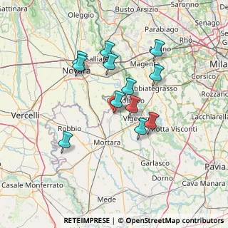 Mappa Via Robecchi, 27020 Gravellona Lomellina PV, Italia (12.19917)