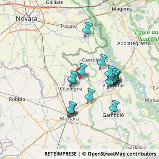 Mappa Via Robecchi, 27020 Gravellona Lomellina PV, Italia (6.43222)