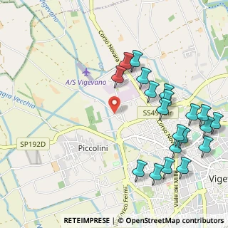 Mappa Strada Cascine Barbavara, 27029 Vigevano PV, Italia (1.2505)
