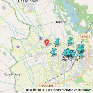 Mappa Strada Cascine Barbavara, 27029 Vigevano PV, Italia (2.22818)