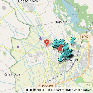 Mappa Strada Cascine Barbavara, 27029 Vigevano PV, Italia (1.8415)