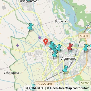 Mappa Strada Cascine Barbavara, 27029 Vigevano PV, Italia (2.64)