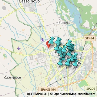 Mappa Strada Cascine Barbavara, 27029 Vigevano PV, Italia (1.664)