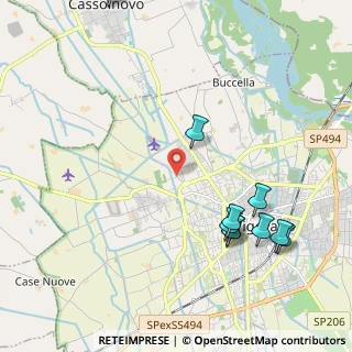 Mappa Strada Cascine Barbavara, 27029 Vigevano PV, Italia (2.63636)