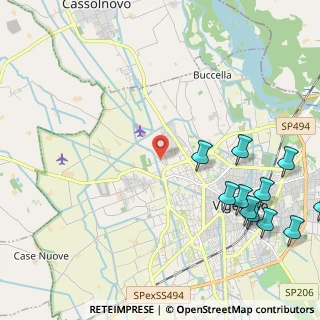 Mappa Strada Cascine Barbavara, 27029 Vigevano PV, Italia (2.93455)