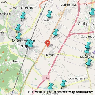Mappa Via Vittorio de Sica, 35020 Due Carrare PD, Italia (3.08692)