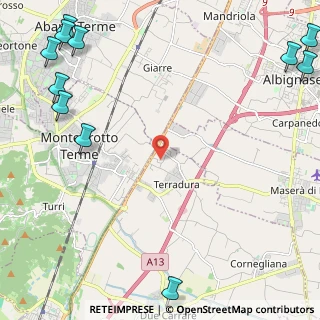 Mappa Via Vittorio de Sica, 35020 Due Carrare PD, Italia (3.74091)