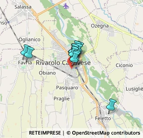 Mappa Via Valle, 10086 Rivarolo Canavese TO, Italia (1.03583)