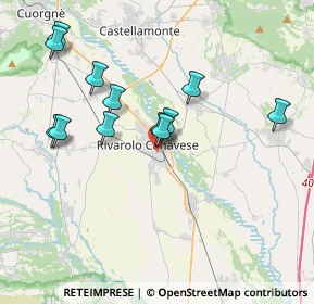 Mappa Via Valle, 10086 Rivarolo Canavese TO, Italia (3.65)