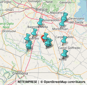 Mappa Via Tosini Giuseppe, 25024 Leno BS, Italia (11.83067)