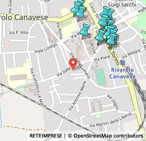 Mappa Via Piero Gobetti, 10086 Rivarolo Canavese TO, Italia (0.3105)