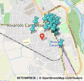 Mappa Via Piero Gobetti, 10086 Rivarolo Canavese TO, Italia (0.3525)