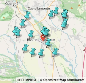 Mappa Via Piero Gobetti, 10086 Rivarolo Canavese TO, Italia (3.712)