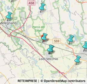 Mappa Via Giuseppe Verdi, 26838 Tavazzano con Villavesco LO, Italia (6.34)