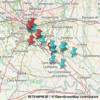 Mappa Via Giuseppe Verdi, 26838 Tavazzano con Villavesco LO, Italia (12.5165)