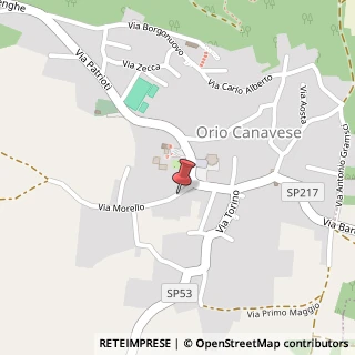 Mappa Via Morello, 4, 10010 Orio Canavese, Torino (Piemonte)