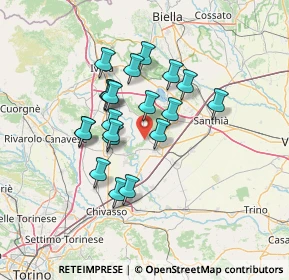 Mappa Via Miralta, 13040 Moncrivello VC, Italia (11.1645)