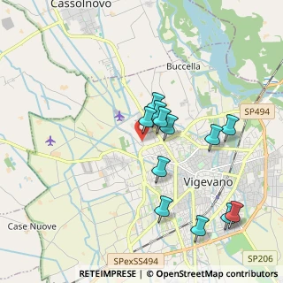 Mappa Via Acqui, 27029 Vigevano PV, Italia (1.84917)