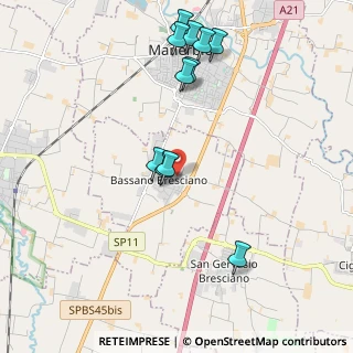 Mappa Via Don L. Quinzanini, 25020 Bassano Bresciano BS, Italia (2.10455)
