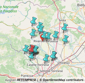 Mappa 10083 Favria TO, Italia (11.7355)