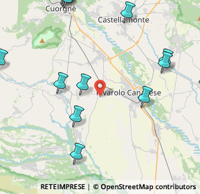 Mappa 10083 Favria TO, Italia (5.84667)